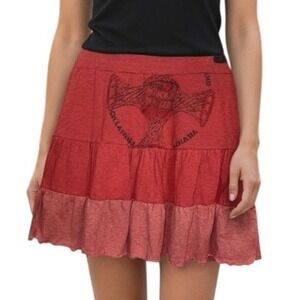 MELINDA ZOLLER Vintage 2002 NCAA Final Four Indiana‎ & Oklahoma Mini Skirt EUC L